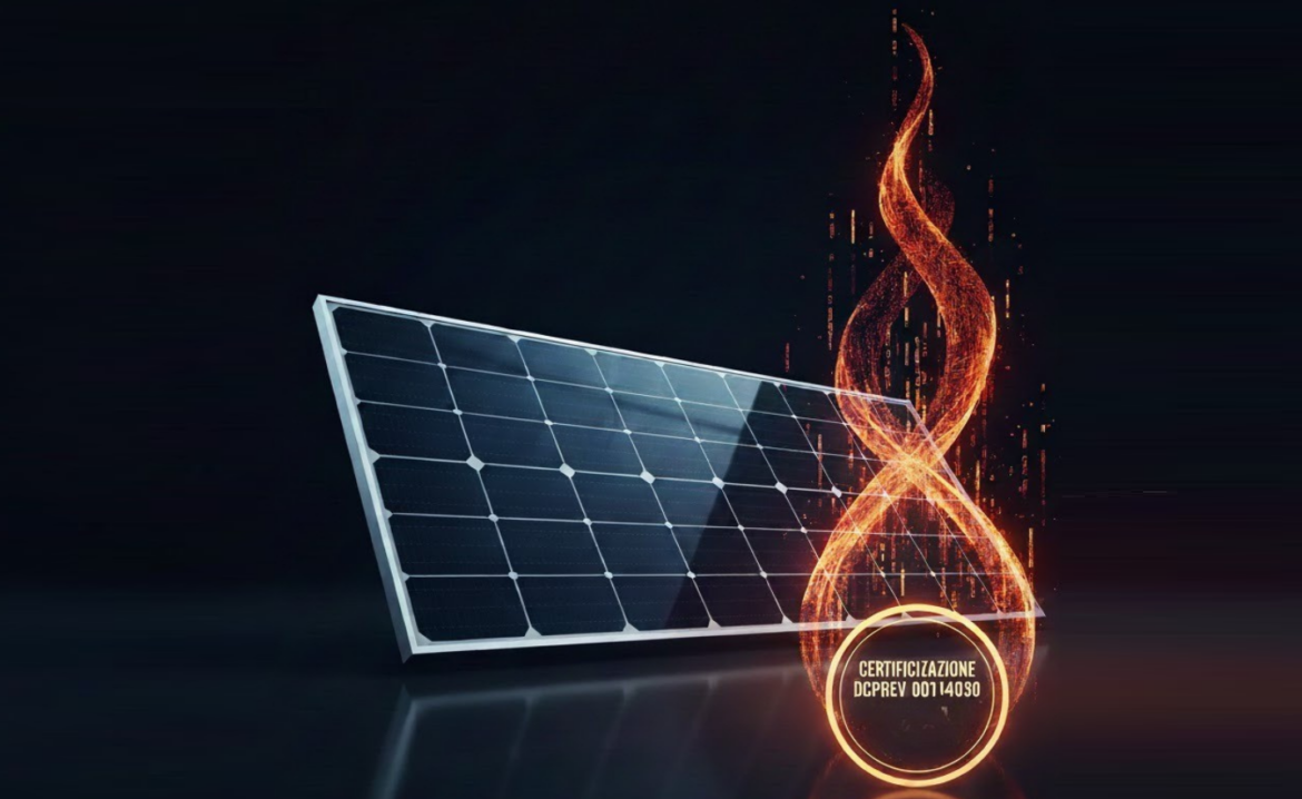 I moduli Omnia Solar superano i test di reazione al fuoco